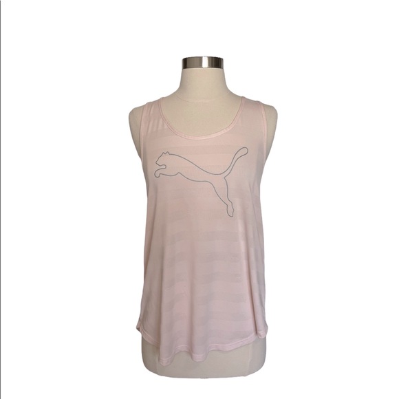 Puma Tops - Puma Active Top Size Large Pink in Color
